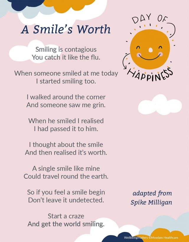 Smiling Poem – Presentation Primary School Waterford